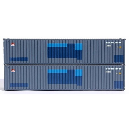 Jacksonville Terminal 40 ft. N Tal Standard Height Containers with Magnetic System, 2PK JTC405328